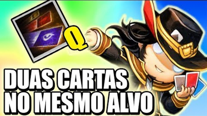 É POSSÍVEL ACERTAR DUAS CARTAS NO MESMO ALVO? - (MYTHBUSTERS DO LOL)