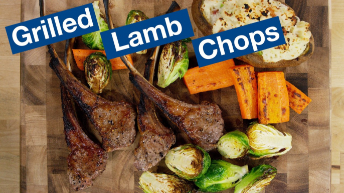 Grilled Lamb Chops on the Otto Wilde Grill Recipe