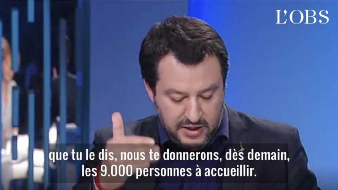 "Emmanuel, si ton cœur est si gros, nous te donnons 9.000 migrants" : la réplique de l'Italie à Macron