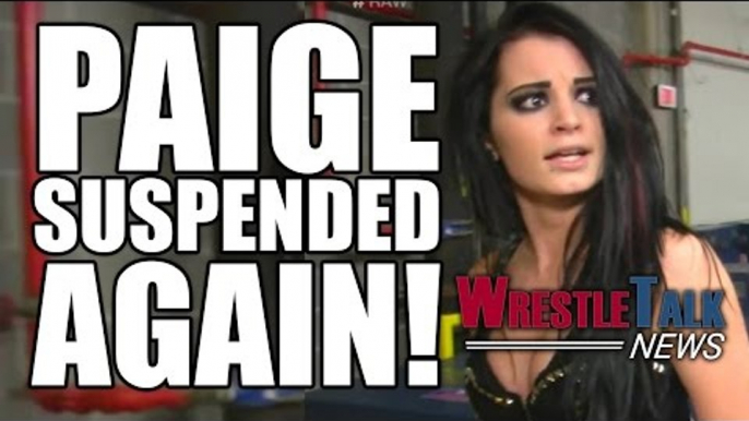 Paige SUSPENDED By WWE AGAIN For Second Wellness Policy Violation! | WrestleTalk News