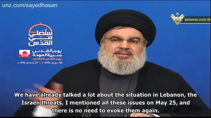 Hassan Nasrallah Warns Israel: Final War Is Coming, No One Wants New Holocaust