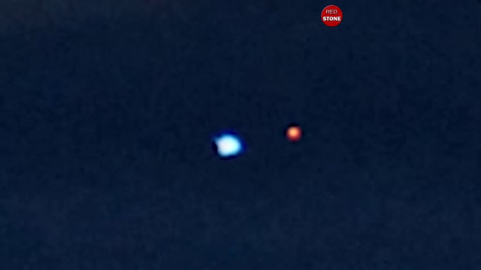 UFO NEWS A multicolored UFO shining in the sky of Mexico disappears in a sec.