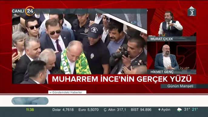 Muharrem İnce'nin gerçek yüzü bu