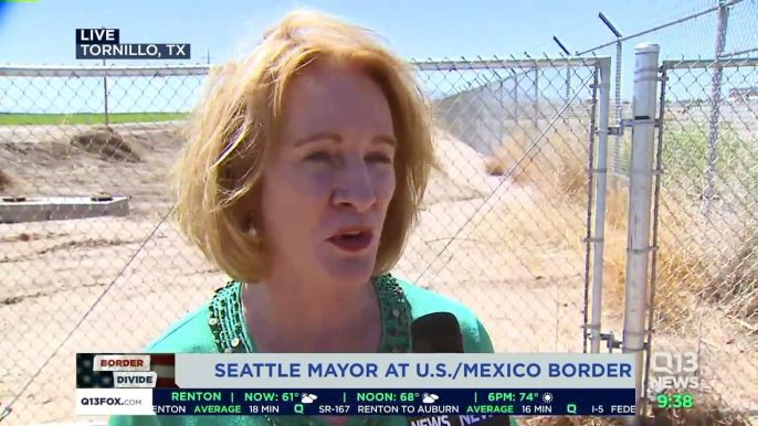 Seattle Mayor Joins Family Separation Protest at US-Mexico Border