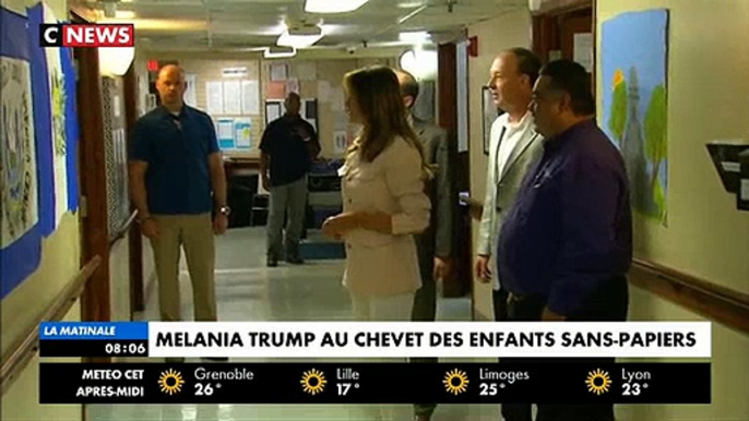 La veste polémique de Melania Trump qui fait beaucoup réagir les américains et la presse - Regardez