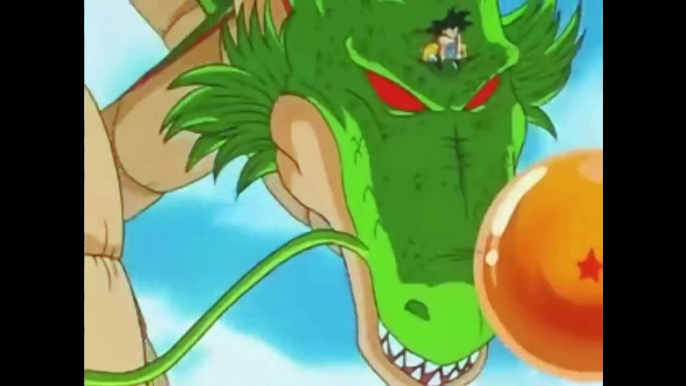 Goku Leaves With Shenron