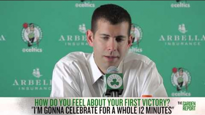 Brad Stevens Gets His First NBA Win With The Boston Celtics