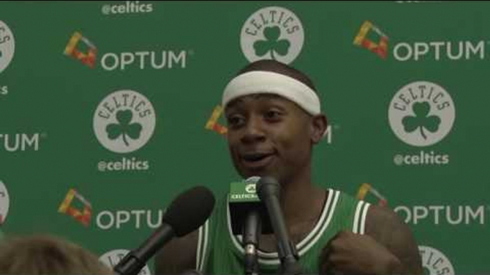 Isaiah Thomas - Boston Celtics Media Day Press Conference