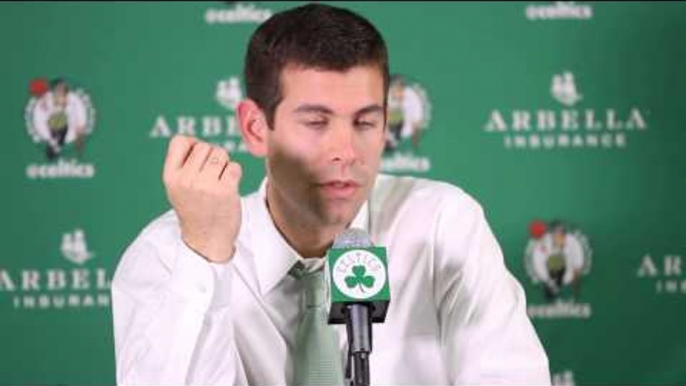 Brad Stevens on Tyler Zeller's Huge Game for Boston Celtics