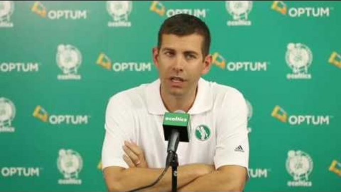 Brad Stevens - Boston Celtics Media Day 2015 Press Conference (2/3)