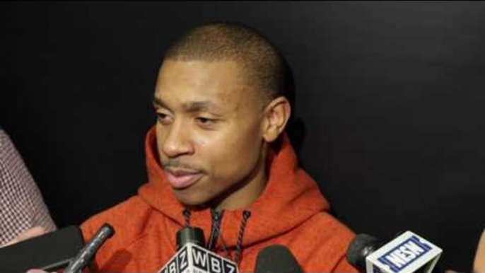 Isaiah Thomas on his 20-Point 4th Quarter in front of Floyd Mayweather