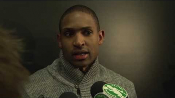 Al Horford on How the Celtics Have Improved on the Glass & Tyler Zeller Maximizing His Minutes