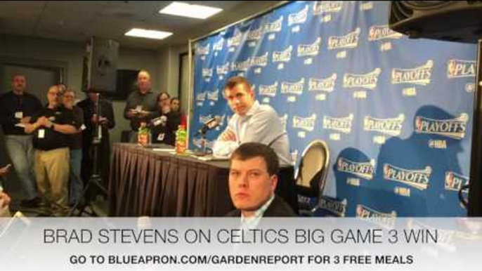 Brad Stevens on Boston Celtics Game 3 Win over Chicago Bulls, Isaiah Thomas Staying Strong