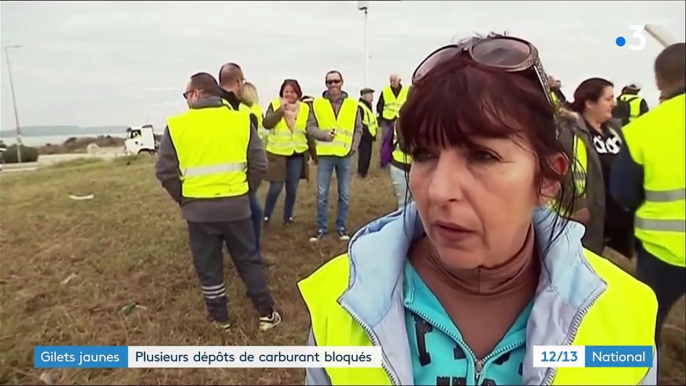 "Gilets jaunes" : plusieurs dépôts de carburant bloqués