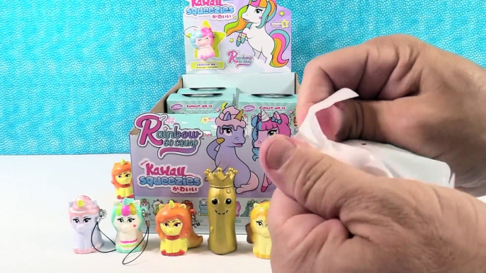 Paul vs Shannon Rainbow Go Squad Kawaii Squeezies Challenge _ PSToyReviews