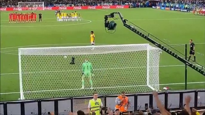 England Vs Colombia shootout view from Gallery