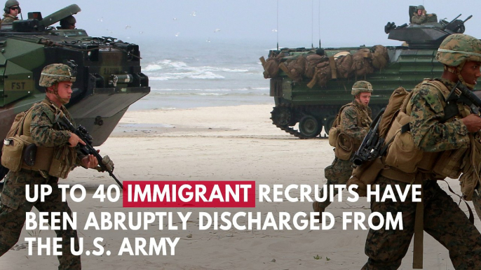 Immigrant Recruits Dismissed From U.S. Army With No Reason