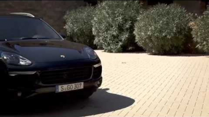 The new Porsche Cayenne S Diesel in Black Driving Video Trailer | AutoMotoTV