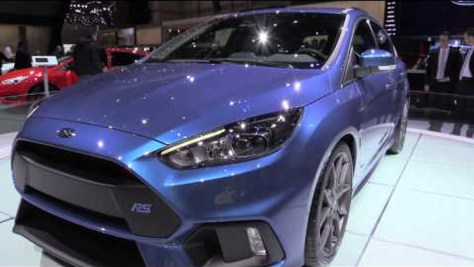 2016 Ford Focus RS Preview at 2015 Geneva Motor Show | AutoMotoTV