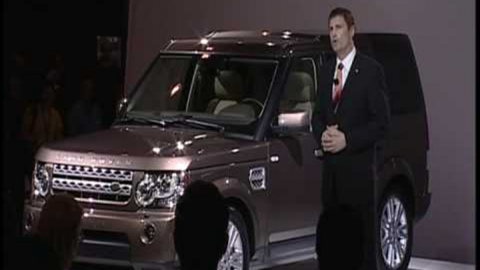 Range Rover, Range Rover Sport, and Land Rover LR4 at the 2009 New York International Auto Show