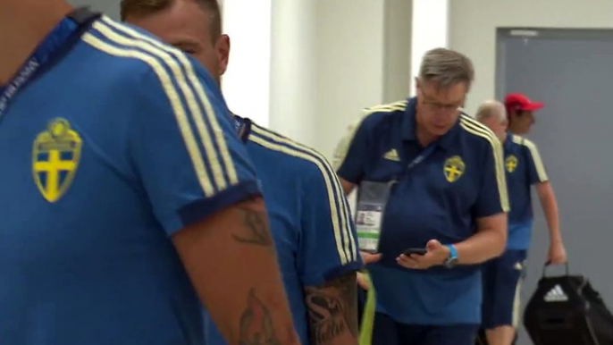 Mikael Lustig & John Guidetti are in fine voice ahead of their quarter-final clash with England