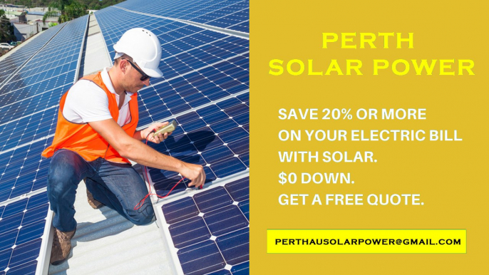 Affordable Solar Energy Perth AU - Perth Solar Energy Costs