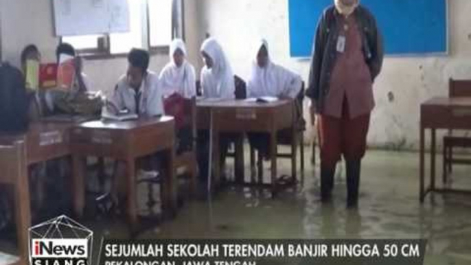 Sejumlah sekolah di Pekalongan terendam banjir hingga 50 cm - iNews Siang 14/02