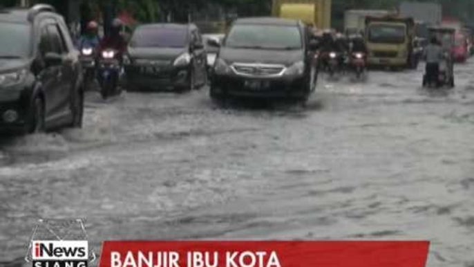 Hujan deras dan Drainase yang buruk, jalan di Ibukota terendam genangan air - iNews Siang 14/02