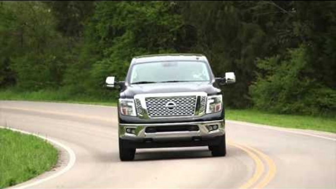 2016 Nissan TITAN XD equipped with the 5.6L Endurance V8 SL Driving Video Trailer | AutoMotoTV