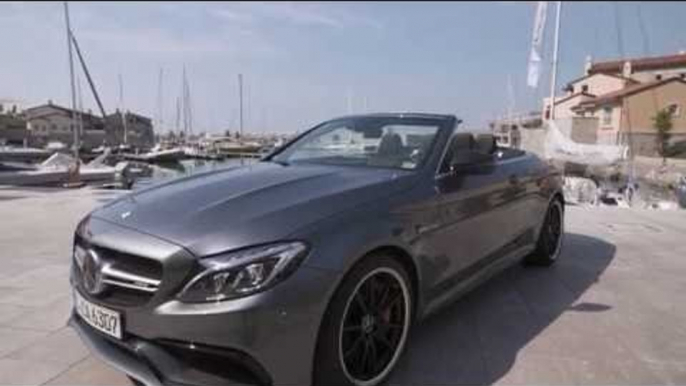 Mercedes-AMG C 63 S Cabriolet Selenite Grey Design | AutoMotoTV