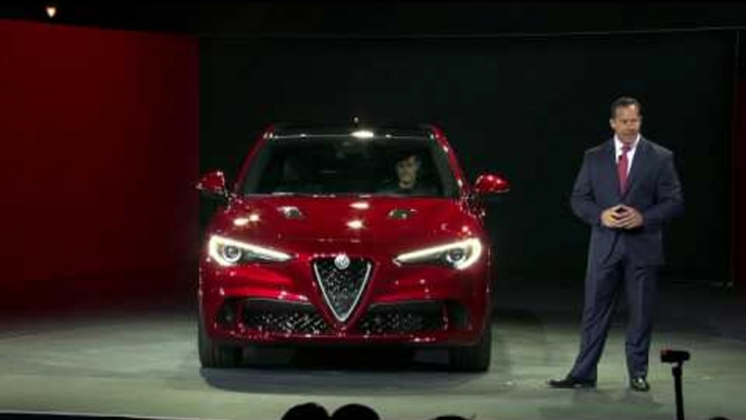 2018 Alfa Romeo Stelvio - World Premiere Reveal | AutoMotoTV