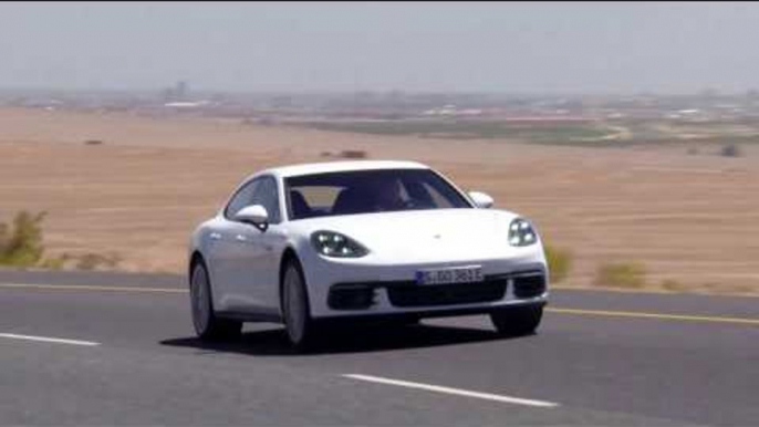 Porsche Panamera 4 E-Hybrid - Driving Video in Carrara White Trailer | AutoMotoTV