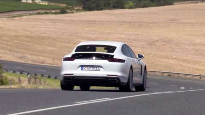 Porsche Panamera 4 E-Hybrid - Driving Video in Carrara White | AutoMotoTV