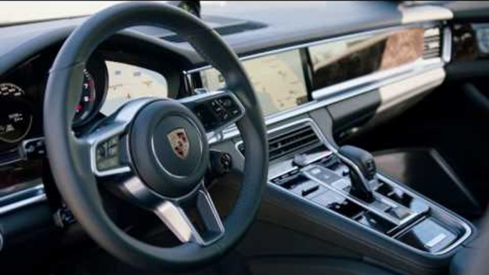 Porsche Panamera Turbo S E-Hybrid Interior Design Trailer | AutoMotoTV