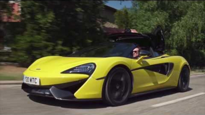 McLaren 570S Spider Driving Video in Sicilian Yellow | AutoMotoTV