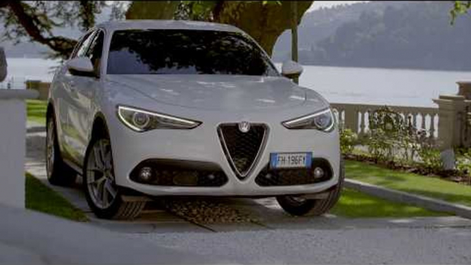 Alfa Romeo Stelvio Drive Day Exterior Design in White | AutoMotoTV