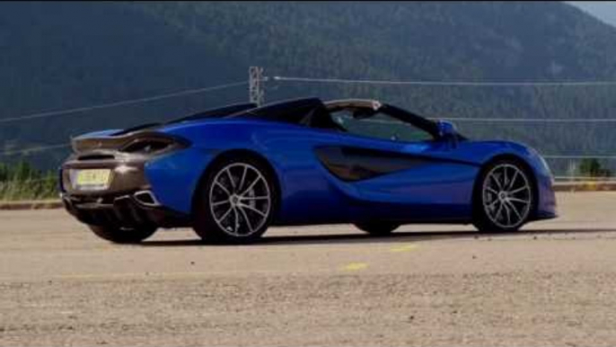 McLaren 570S Spider Design in Vega Blue | AutoMotoTV