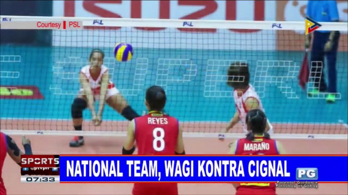 SPORTS BALITA: National team, wagi kontra Cignal