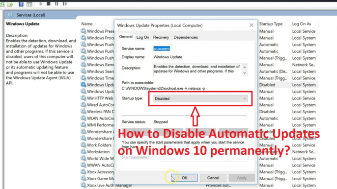 How to Disable Automatic Updates on Windows 10 Permanently?