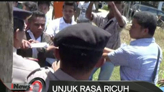 Unjuk Rasa Menuntut Pertanggung Jawaban Pejabat Bupati Ricuh Di Kendari, Sulteng - iNews Malam 16/09