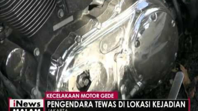 Kecelakaan lalu lintas terjadi Daan Mogot, pengendara moge tewas ditempat - iNews Malam 24/04