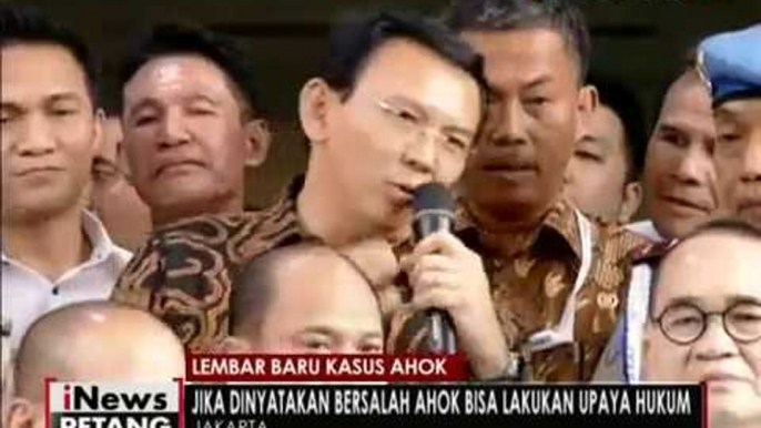 Ahok bertekad menangkan Pilkada DKI satu putaran - iNews Petang 17/11