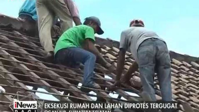 Sengketa lahan di warnai aksi penolakan pemilik rumah - iNews Pagi 27/01