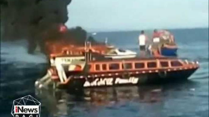 Kapal terbakar di Pelabuhan Ternate, para ABK terjun ke laut - iNews Pagi 30/01