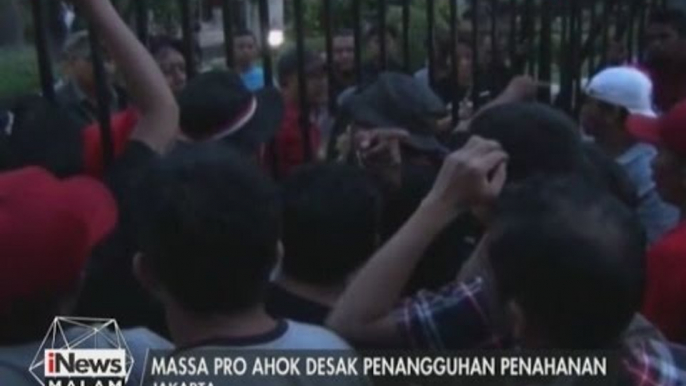 Massa Pro Ahok Datangi Pengadilan Tinggi, Desak Penangguhan Penahanan Ahok - iNews Malam 10/05