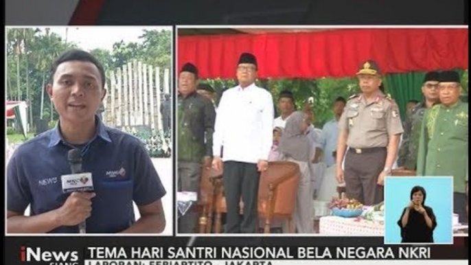 Laporan Suasana Perayaan Hari Santri Nasional di Tugu Proklamasi - iNews Siang 22/10