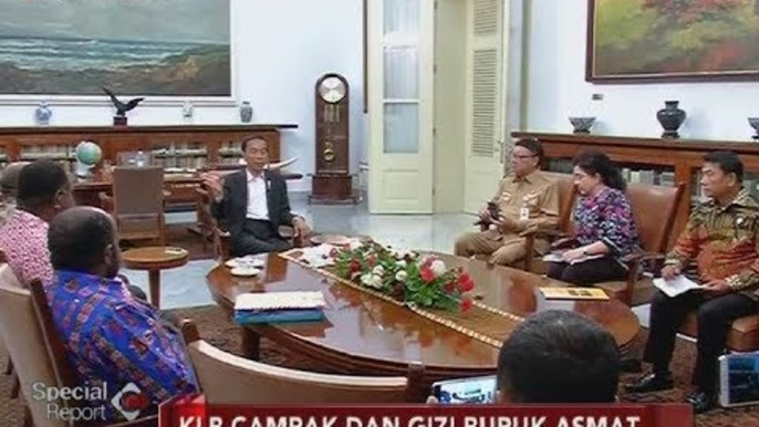 Presiden Jokowi Pimpin Rapat KLB Campak Papua di Istana - Special Report 24/01