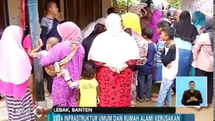 Tenda dan Logistik Korban Gempa Banten Mulai Mengalir - iNews Siang 25/01