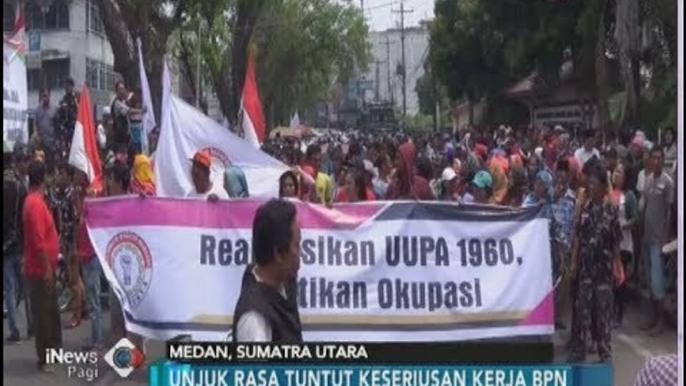 Sengketa Lahan Berlarut-Larut, Massa FRB Sumut Demo Kantor BPN - iNews Pagi 16/04