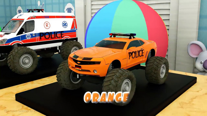 Wrecker Truck For Kids | Learning Video with Police Car Toys for Toddlers